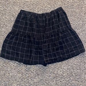 Madwell black and white skirt